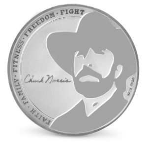 Chuck Norris Silver Coin